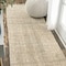 Nuloom Don Chevron Jute Tasseled Area Rug 2ft 6in x 8ft NCNT01A-2608 - alternate 1